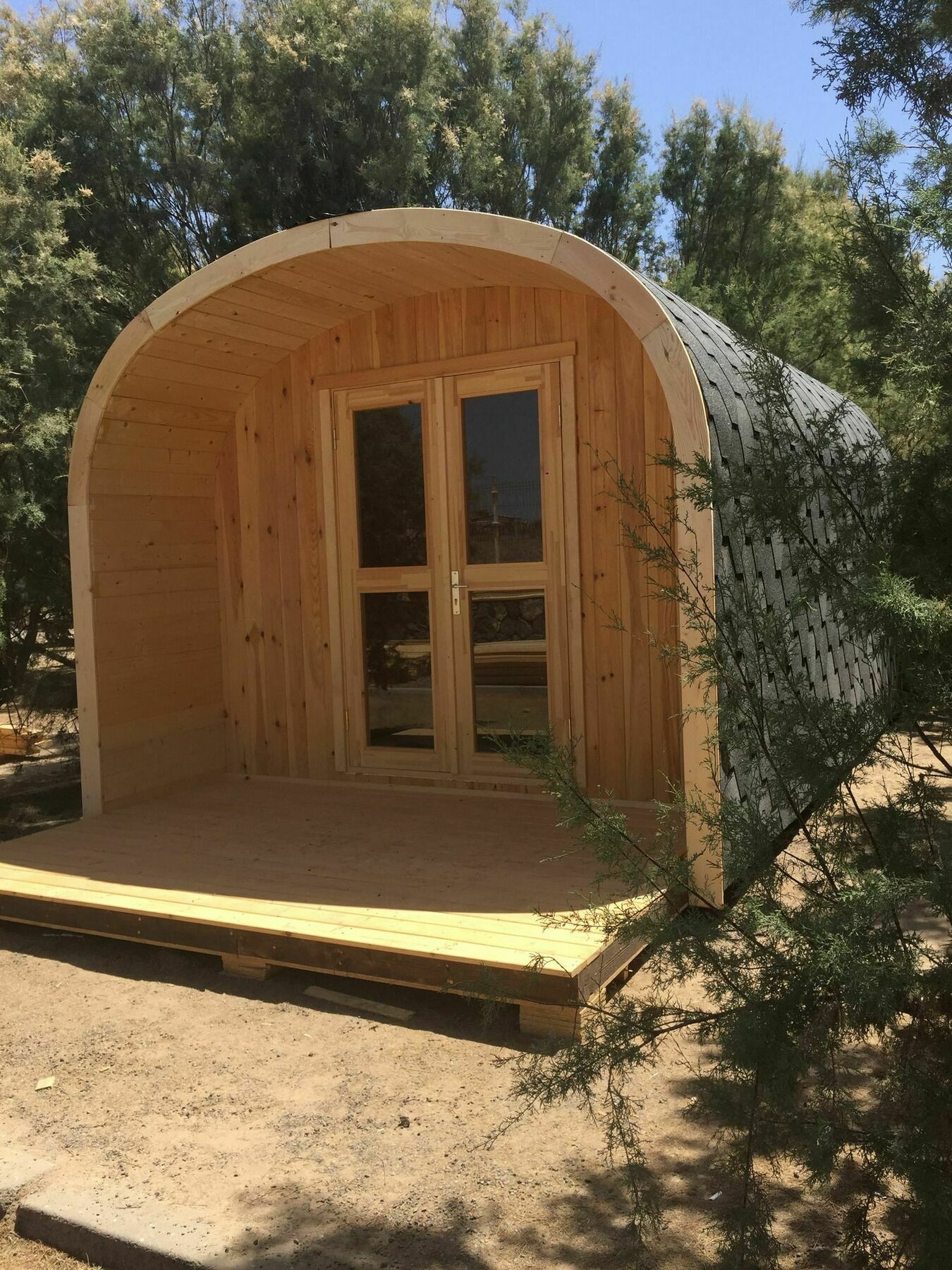 Eco-Wooden Houses Camping Montana Roja El Médano Exterior foto
